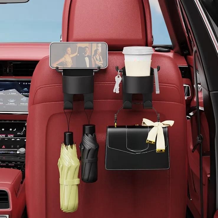BJ-35 Multifunctio<i></i>nal Car Cup Holder Back Seat Storage Box Organizer